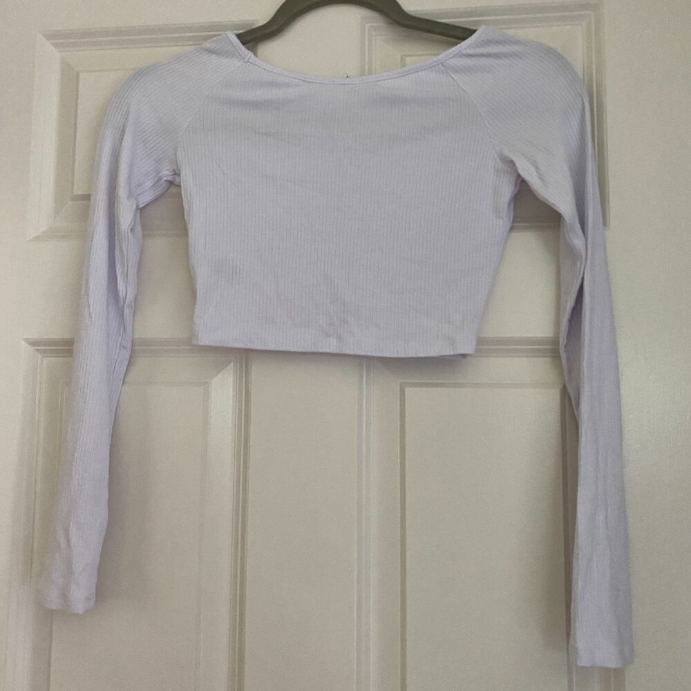 White Rouched Front Top - Picture 2 of 2